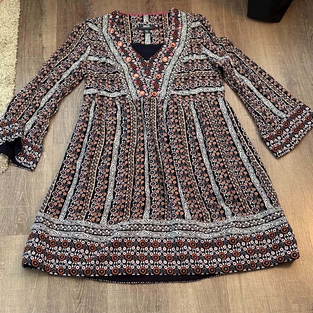 Anthropologie Floral Print Dress